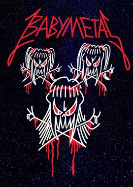 Babymetal Line Art