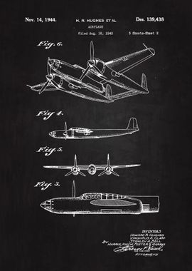 1944 Airplanes Patent Art