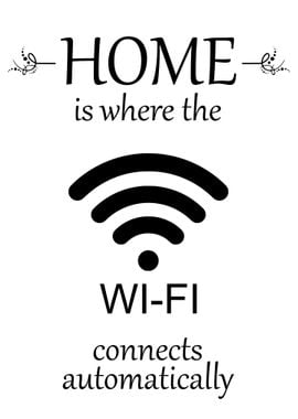 Funny WiFi Home Connects