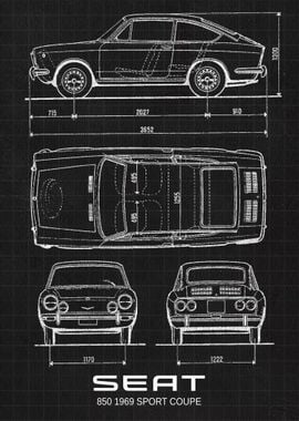 Seat 850 1969 Sport Coup