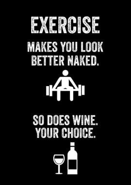 EXERCISE Funny WINE