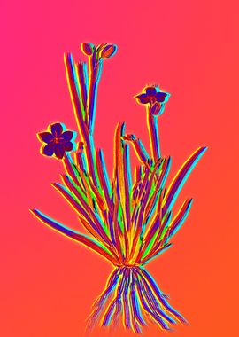 Hot Flower Illustration