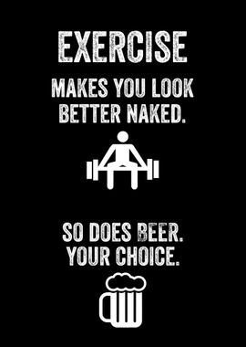 EXERCISE Funny BEER