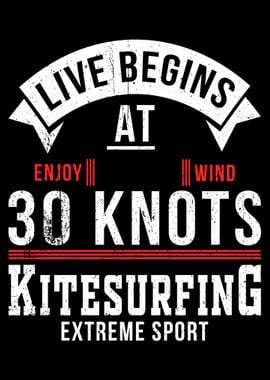 KITESURFING VINTAGE POSTER