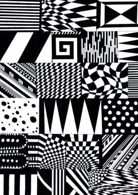 abstract shapes pattern