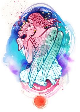 Angels hug