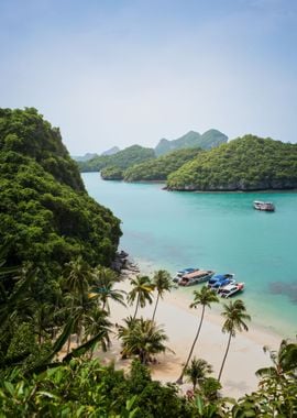 Beach at Ang Thong Park