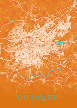 Durango Mexico City Map