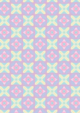 Pastel Retro Pattern 10