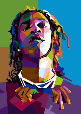'Young Thug' Poster, picture, metal print, paint by baturaja vector ...