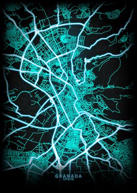 Granada Spain City Map