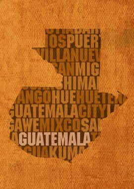 Guatemala Country Word Map