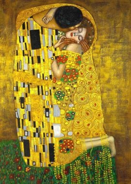 The Kiss by Gustav Klimt