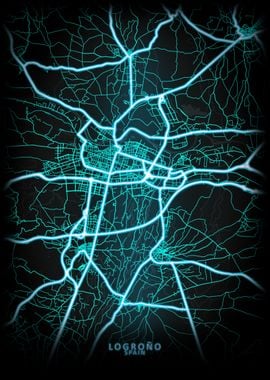 Logrono Spain City Map