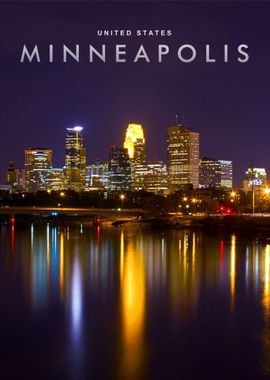 Minneapolis night view