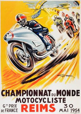 Championnat Du Monde Reims 30 Mai 1954