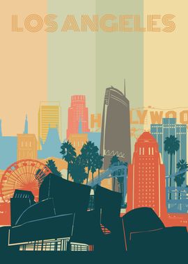 los angeles city retro