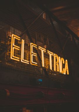 elletric light neon