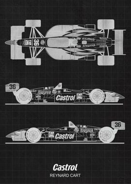 Castrol Reynard cart