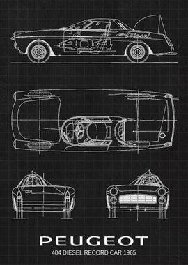 Peugeot 404 diesel record