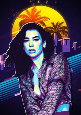 Dua Lipa retro