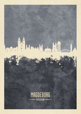 Magdeburg Skyline