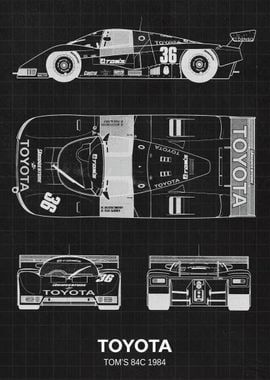 Toyota Toms 84c 1984