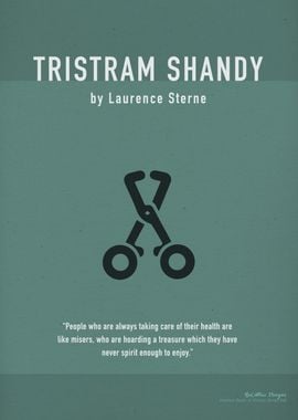 Tristram Shady Book Art