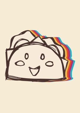 Cute Taco Rainbow 4