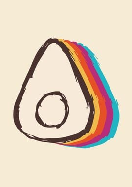 Cute Avocado Rainbow 12