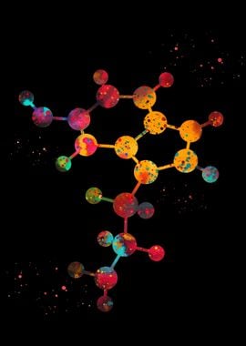 Serotonin Molecule