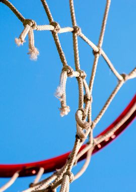 Basketball Rim Old Net