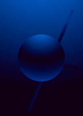 Deep Blue Abstract