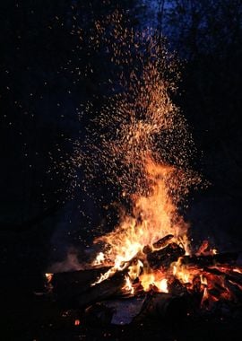 black bonfire