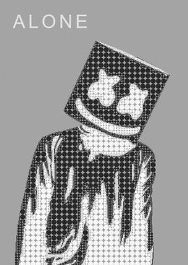 Marshmello in dot style