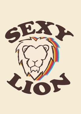 Vintage Lion Rainbow 55