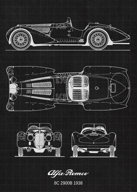 Alfa Romeo 8C 2900B 1938