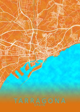 Tarragona Spain City Map