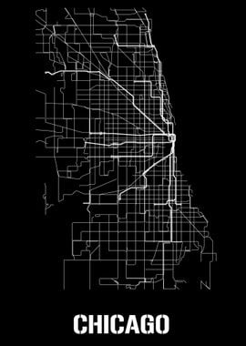 Chicago Metro Map Subway