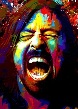 Dave Grohl PopArt