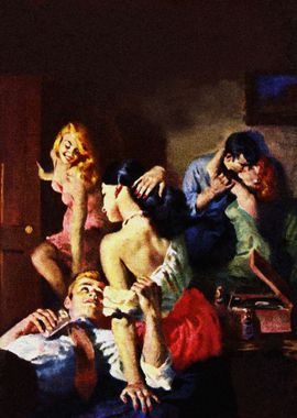 Time for orgy pulp cover