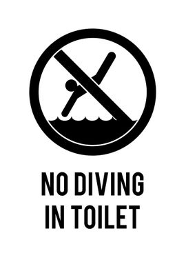 Funny Bathroom Diving