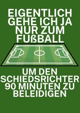 Schiri beleidigen Fussball