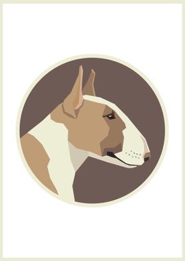 Bull Terrier Black White