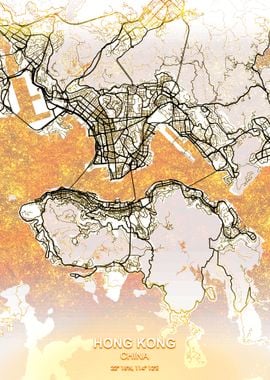 hong kong gold city map