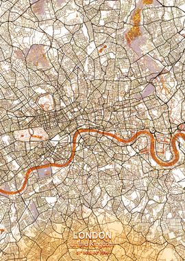 london gold city map