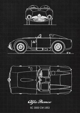 Alfa Romeo 6c 3000 CM 1953