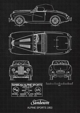 Sunbeam Alpine Sports 1953