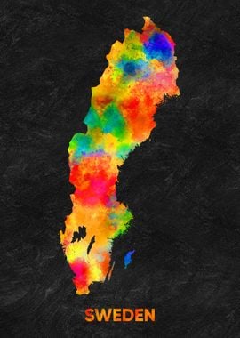 sweden map