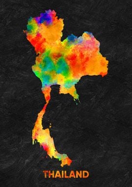 thailand map